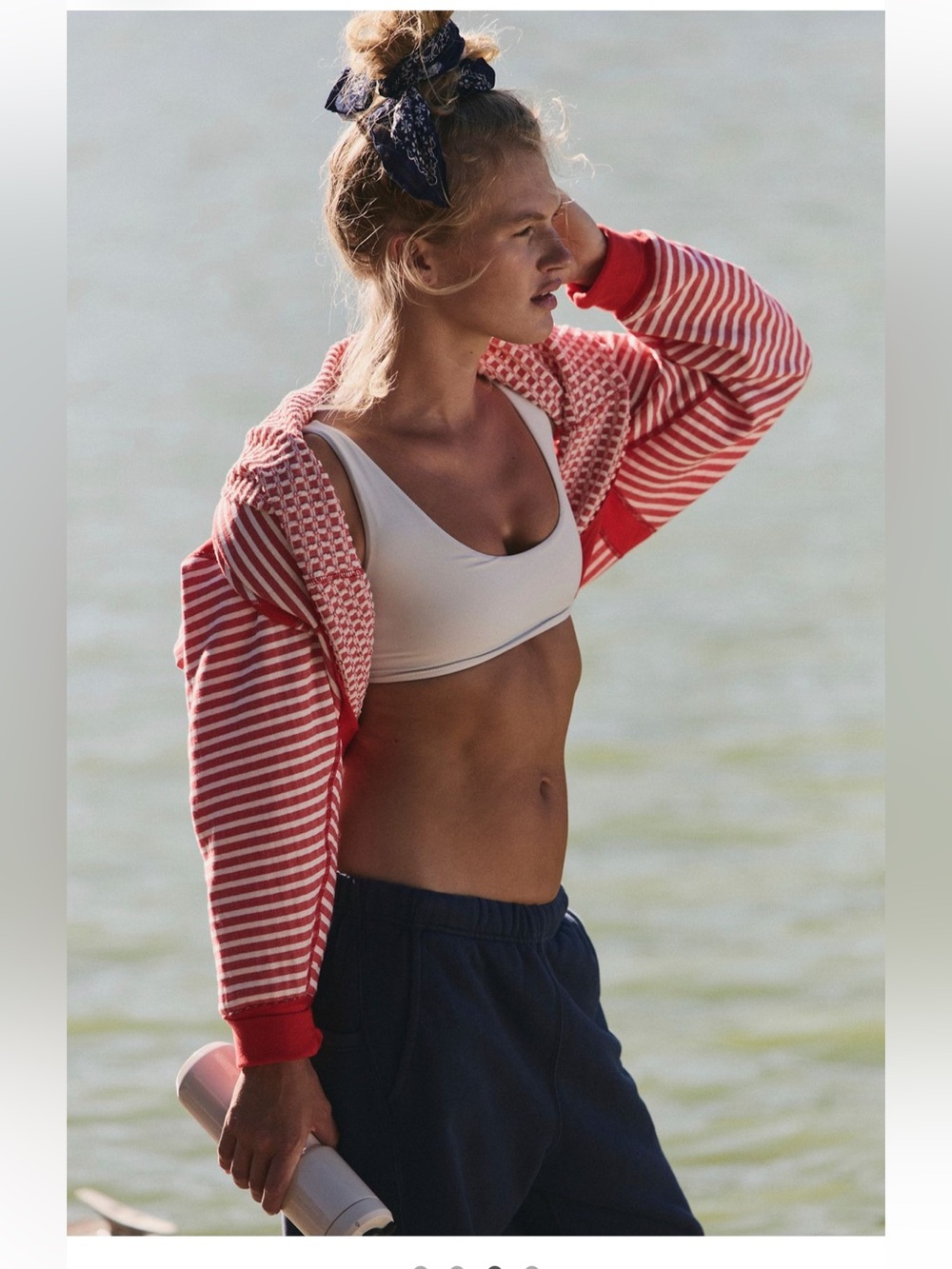 NWT FP Movement by Free People My Time Textured Layer Victory Red Size XS - Picture 3 of 16